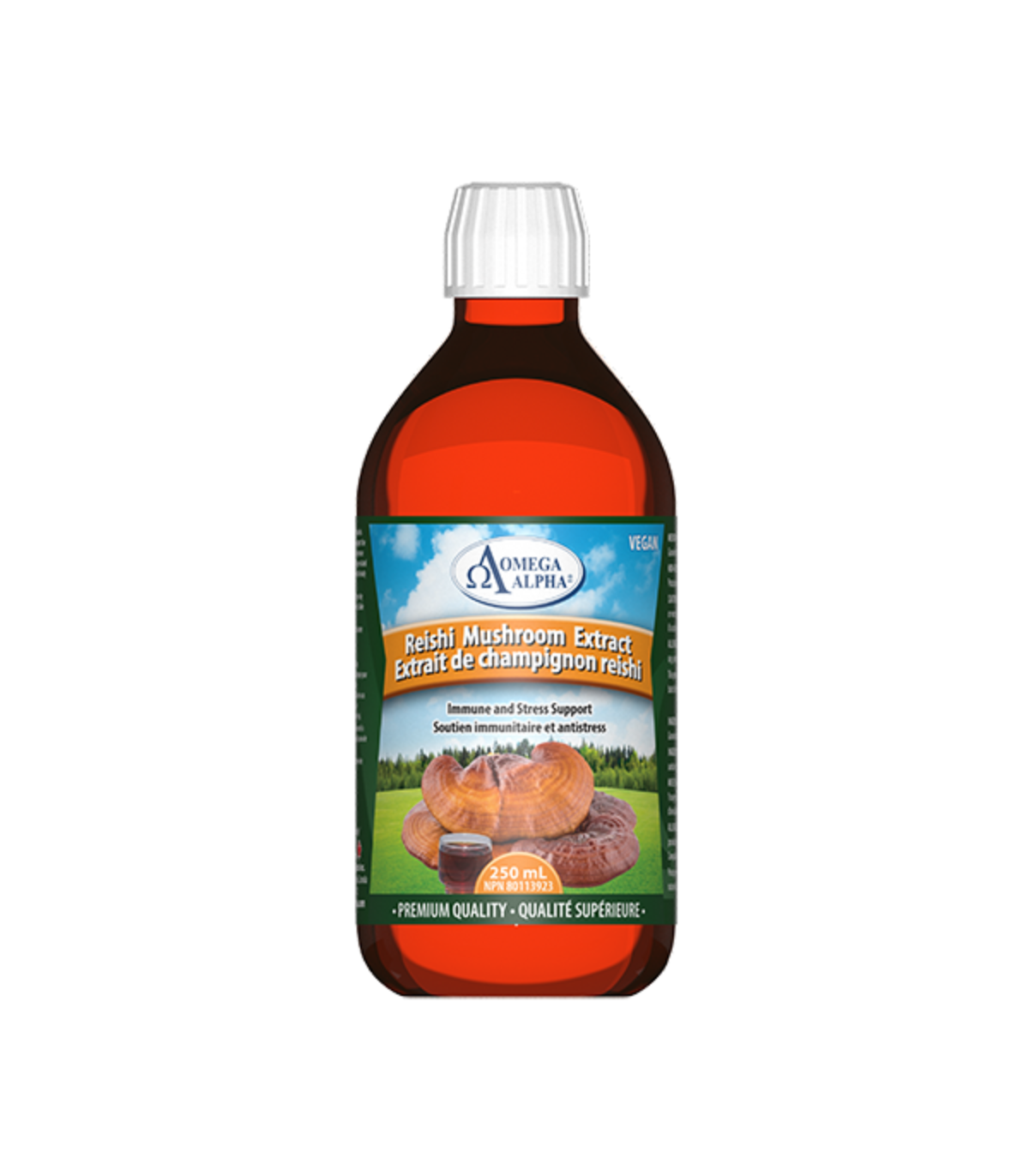 Omega Alpha Mushroom Extract Reishi 250 mL | Unbeatable Prices, Daily Deals | VITASHOP