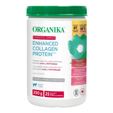 Organika Organika Essential Aminos Enhanced Collagen Protein 250 g | 매일 업데이트되는 특가 상품 | VITASHOP