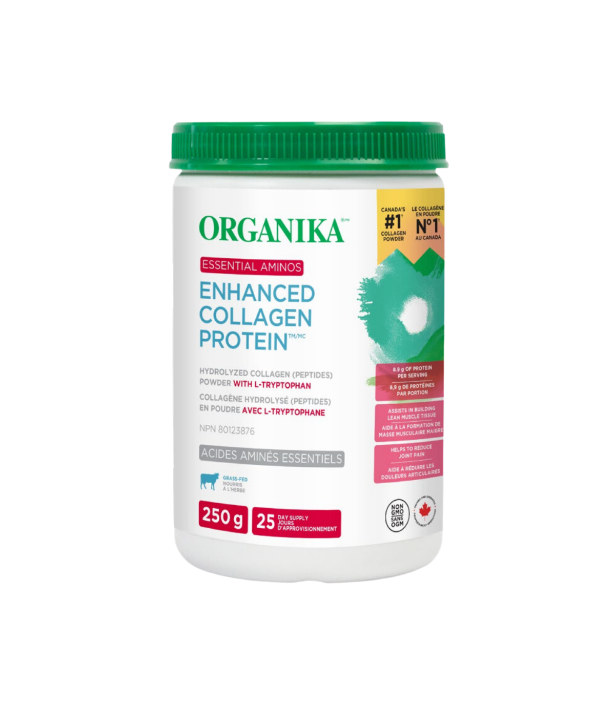 Organika Organika Essential Aminos Enhanced Collagen Protein 250 g | 매일 업데이트되는 특가 상품 | VITASHOP