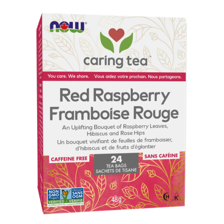 NOW Foods Red Raspberry Tea 24 Bags | Unbeatable Prices, Daily Deals | VITASHOP