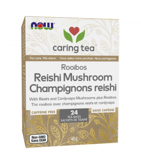 NOW Foods Mushroom Rooibos Tea 24 Bags | 每天不同折扣, 全网最低价格 | 种类齐全的保健品店铺 VITASHOP, 只有你想不到, 没有你买不到 !