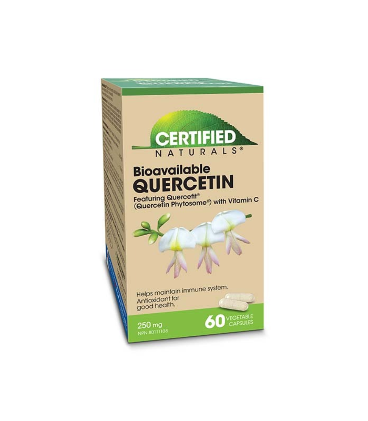 Certified Naturals Certified Naturals Bioavailable Quercetin 60 Capsules | 每天不同折扣, 全网最低价格 | 种类齐全的保健品店铺 VITASHOP, 只有你想不到, 没有你买不到
