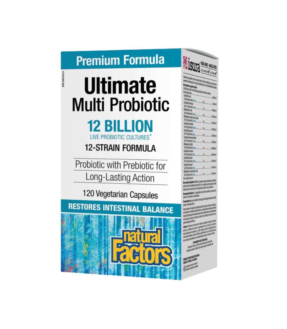 Natural Factors Ultimate Multi Probiotic 12 Billion Live Probiotic Cultures, 120 Vegetarian Capsules | 每天不同折扣, 全网最低价格 | 种类齐全的保健品