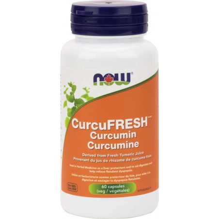 NOW Foods CurcuFRESH Curcumin, 60 Veg Capsules | Unbeatable Prices, Daily Deals | VITASHOP