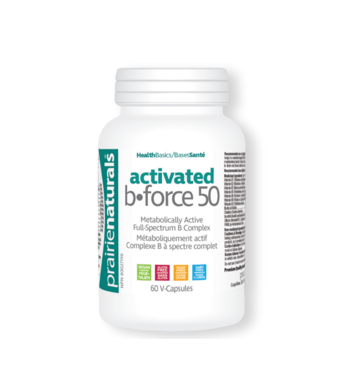Prairie Naturals Activated B Force 50 60 VCapsules | 每天不同折扣, 全网最低价格 | 种类齐全的保健品店铺 VITASHOP, 只有你想不到, 没有你买不到 !