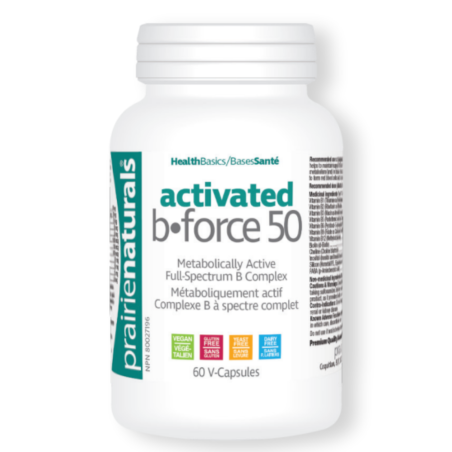 Prairie Naturals Activated B Force 50 60 VCapsules | 每天不同折扣, 全网最低价格 | 种类齐全的保健品店铺 VITASHOP, 只有你想不到, 没有你买不到 !