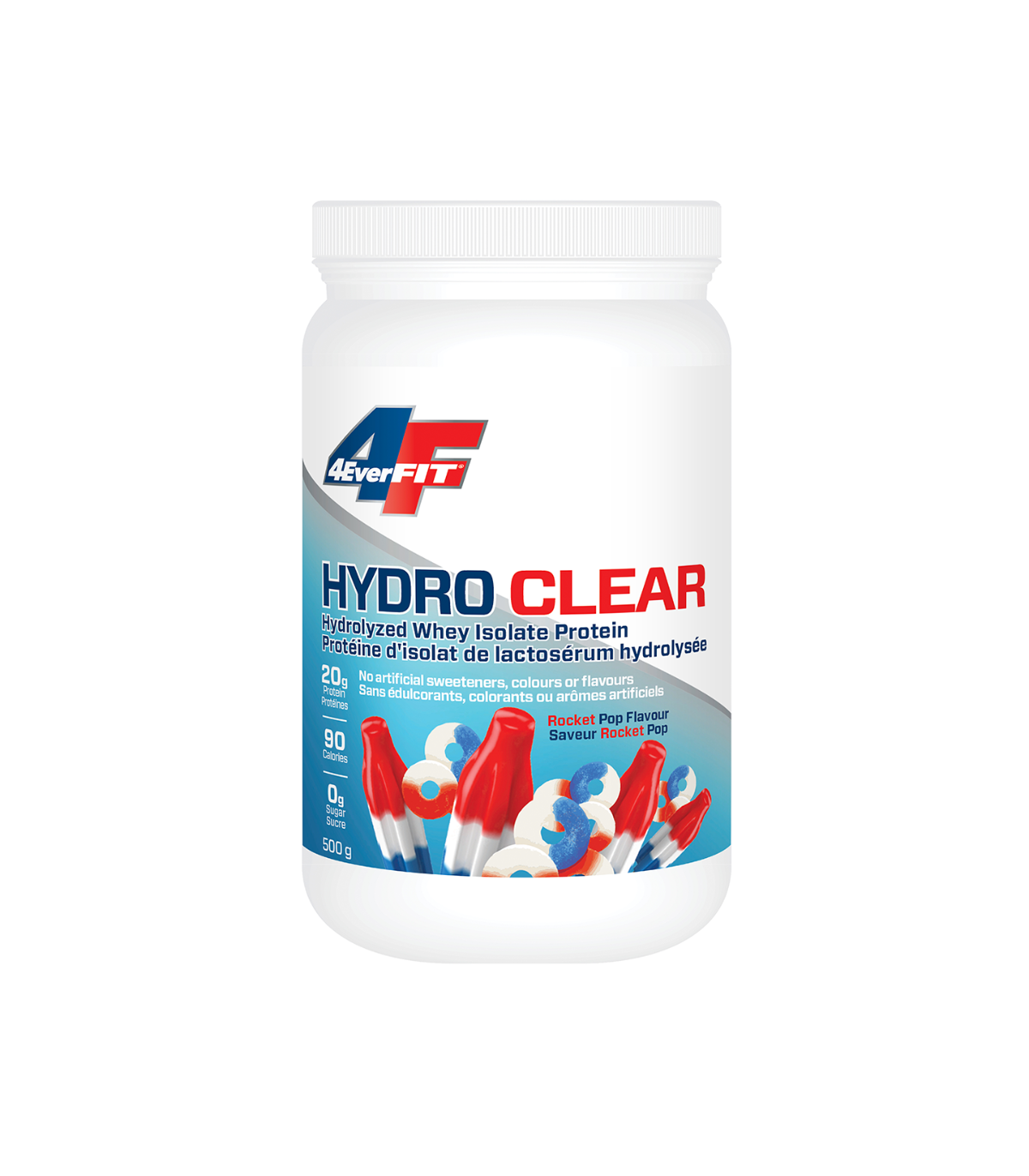 Prairie Naturals 4EverFit Hydro Clear 100% Whey Protein Hydrosylate Rocket Pop 520 g | Unbeatable Prices, Daily Deals | VITASHOP