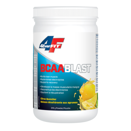 Prairie Naturals 4EverFit BCAA Blast - Advanced Electrolyte Matrix - Citrus Quencher 315 g | 매일 업데이트되는 특가 상품 | VITASHOP