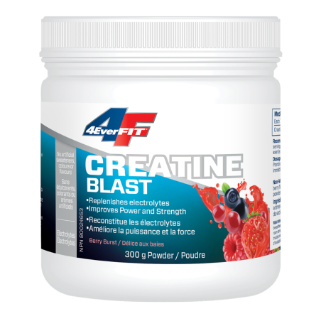 Prairie Naturals 4EverFit Creatine Blast - Advanced Electrolyte Matrix - Berry Burst 300 g | 每天不同折扣, 全网最低价格 | 种类齐全的保健品店铺 VITASHO