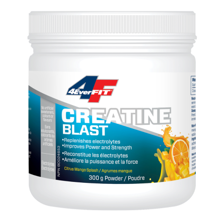 4EverFit Creatine Blast - Advanced Electrolyte Matrix - Citrus Mango Splash 300 g