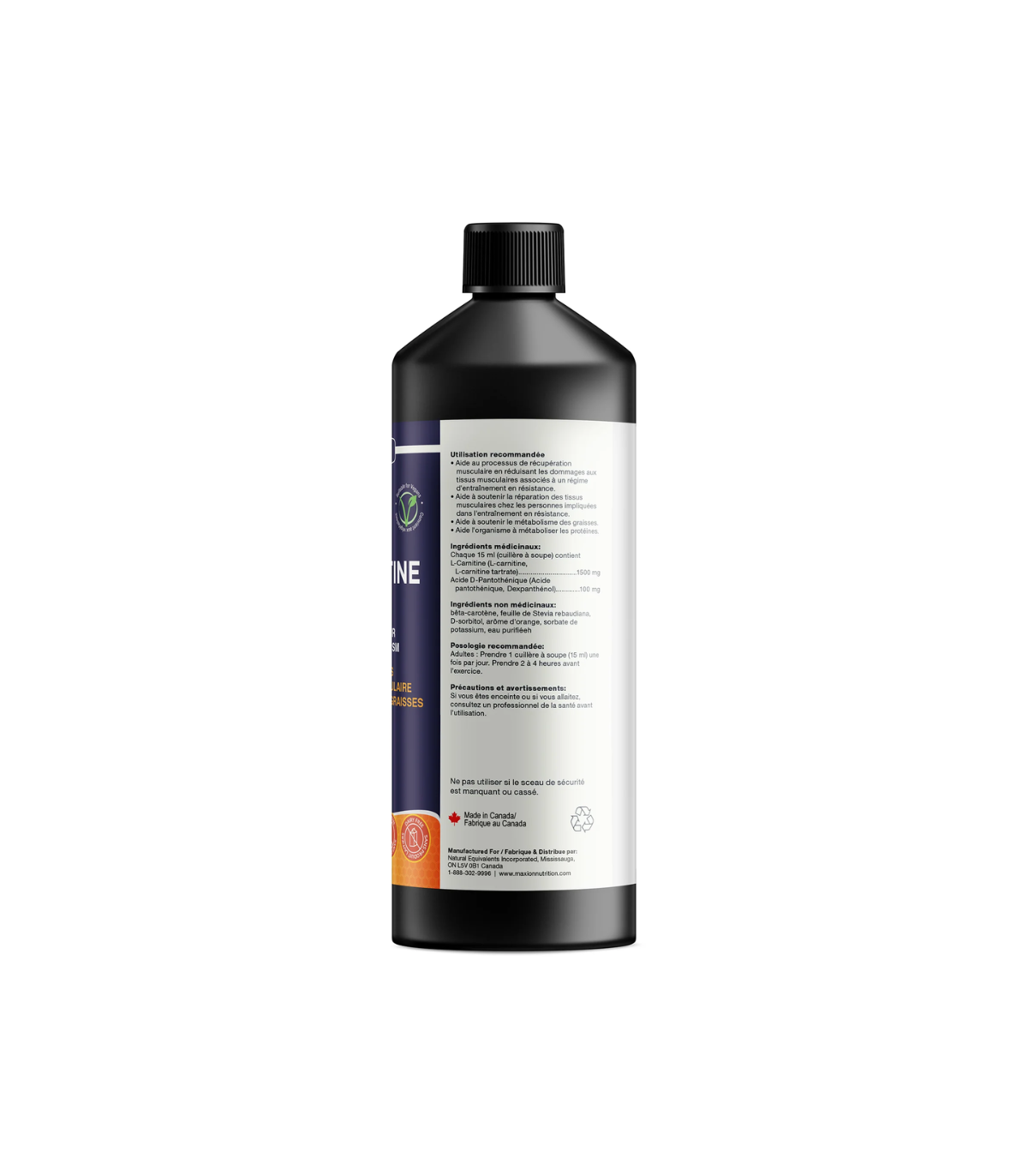 Maxion Nutrition Maxion L- Carnitine 1500 mg 450 mL | 매일 업데이트되는 특가 상품 | VITASHOP
