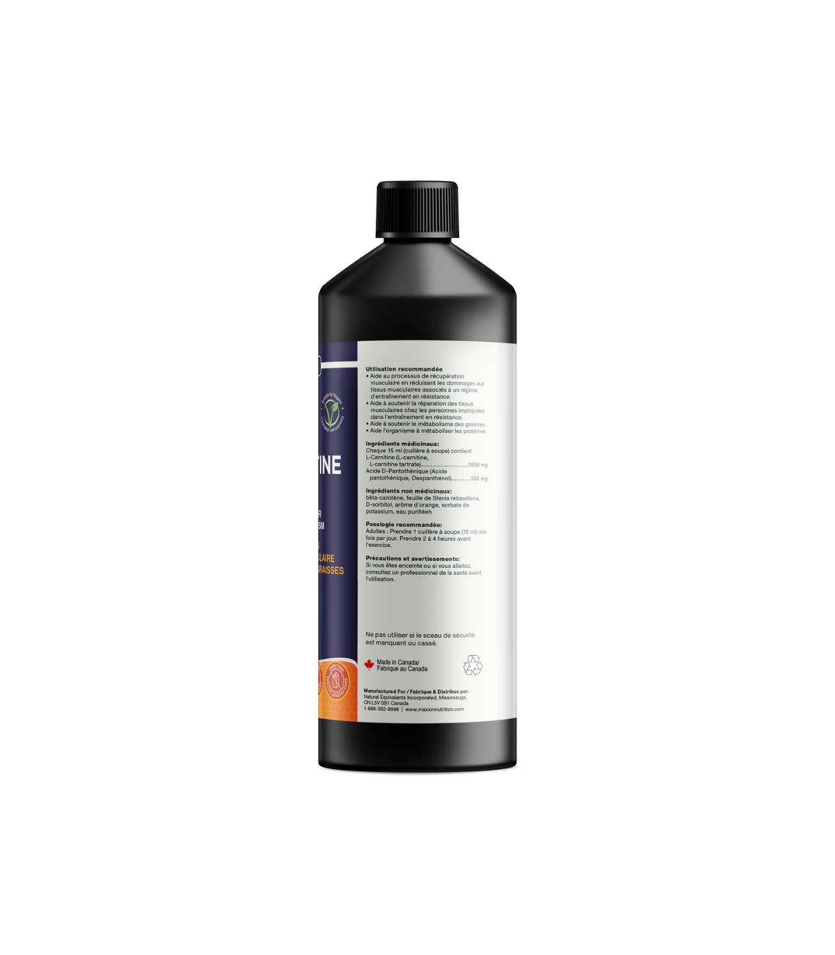 Maxion Nutrition Maxion L- Carnitine 1500 mg 450 mL | 매일 업데이트되는 특가 상품 | VITASHOP