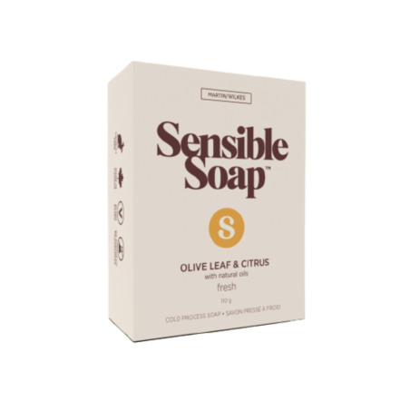 Sensible Co. Bar Soap Olive Leaf & Citrus 110 g | 每天不同折扣, 全网最低价格 | 种类齐全的保健品店铺 VITASHOP, 只有你想不到, 没有你买不到 !