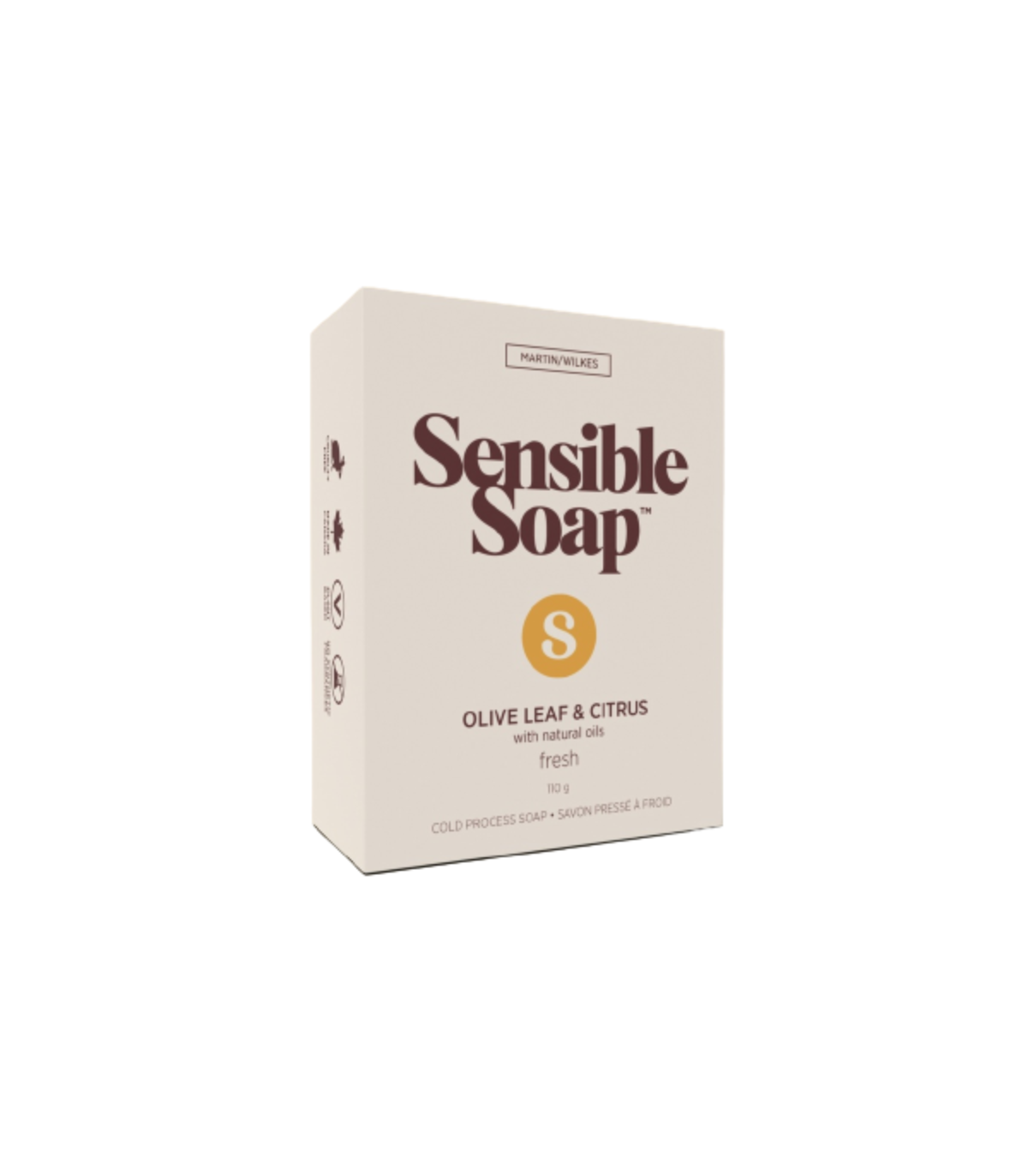 Sensible Co. Bar Soap Olive Leaf & Citrus 110 g | 每天不同折扣, 全网最低价格 | 种类齐全的保健品店铺 VITASHOP, 只有你想不到, 没有你买不到 !