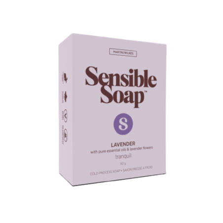 Sensible Co. Bar Soap Lavender 110 g | 每天不同折扣, 全网最低价格 | 种类齐全的保健品店铺 VITASHOP, 只有你想不到, 没有你买不到 !