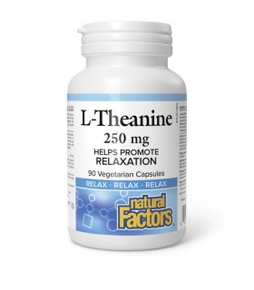 Natural Factors L-Theanine 250 mg 90 Vegetarian Capsules | Unbeatable Prices, Daily Deals | VITASHOP