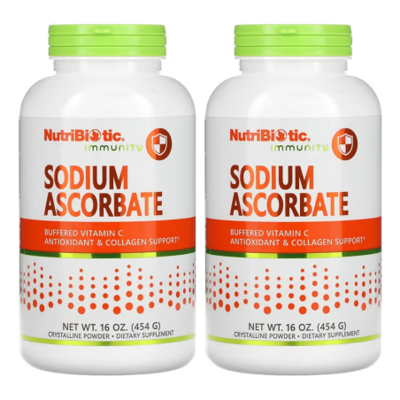 NutriBiotic [2 FOR DEAL] NutriBiotic Sodium Ascorbate Powder 454 g | 매일 업데이트되는 특가 상품 | VITASHOP