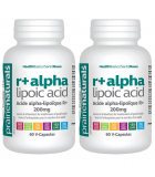 Prairie Naturals [2 FOR DEAL] R(+) Alpha Lipoic Acid 200 mg 60 Vegi Capsules | 매일 업데이트되는 특가 상품 | VITASHOP