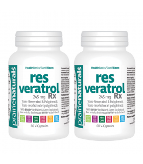 Resveratrol RX 265 mg of Transresveratrol Polyphenols 60 Vegi Capsules | Safest & Easiest Shopping Vitamins Online | VITASHOP
