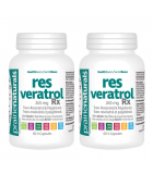 Prairie Naturals [2 FOR DEAL] Resveratrol RX 265 mg of Transresveratrol Polyphenols 60 Vegi Capsules | Unbeatable Prices, Daily 