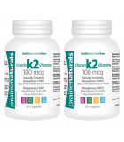Prairie Naturals [2 FOR DEAL] Vitamin K2 MK-7 100 mcg 60 Vegi Capsules | 매일 업데이트되는 특가 상품 | VITASHOP