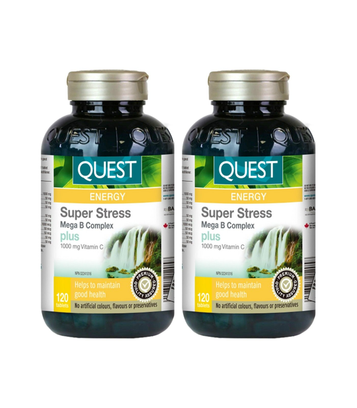 QUEST [2 FOR DEAL] Super Stress B Complex + Vit C 120 Tablets | 매일 업데이트되는 특가 상품 | VITASHOP