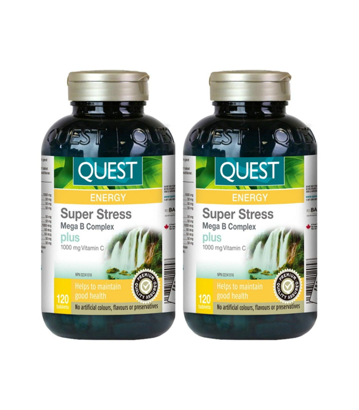 QUEST [2 FOR DEAL] Super Stress B Complex + Vit C 120 Tablets | 매일 업데이트되는 특가 상품 | VITASHOP
