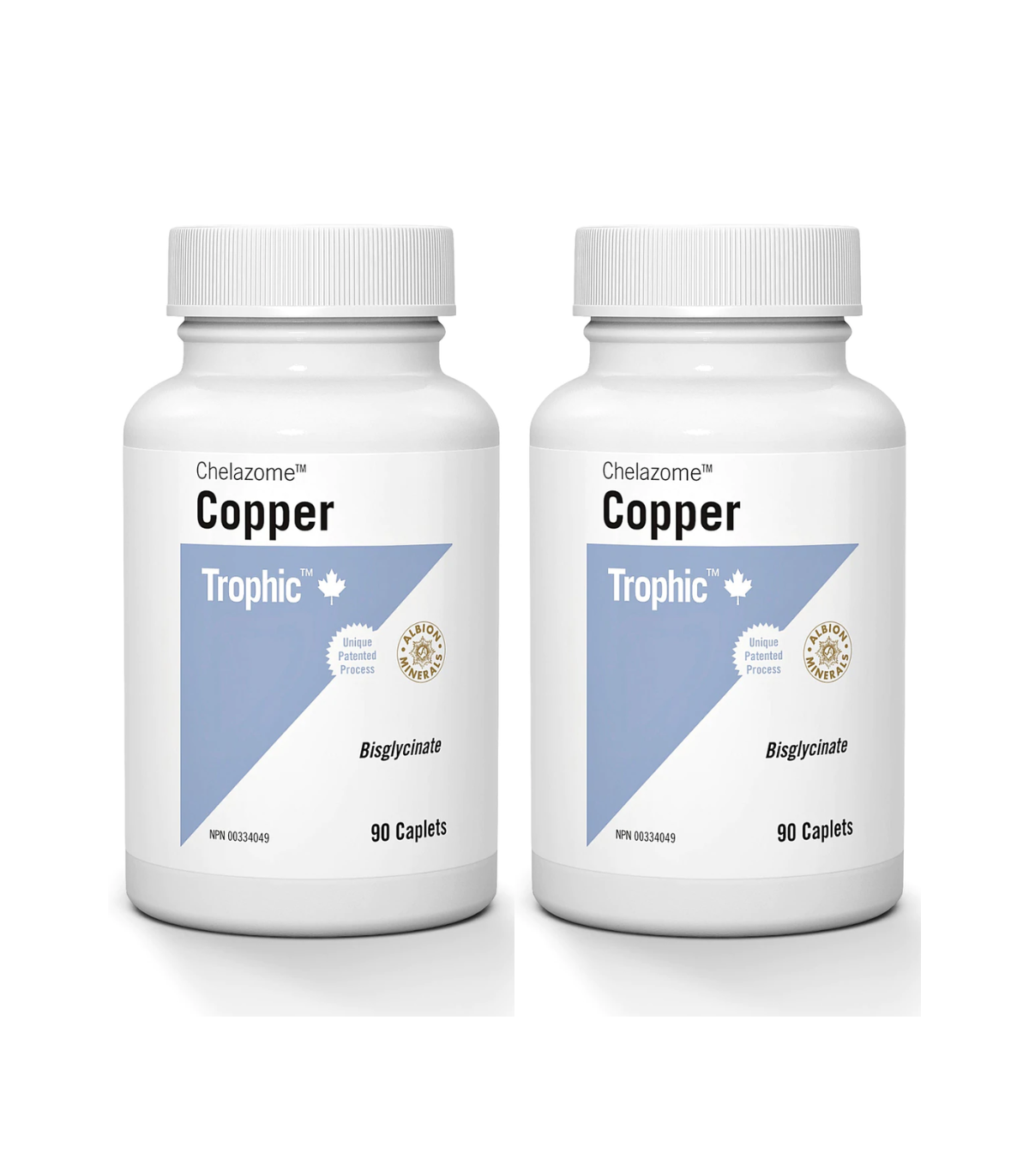 Trophic Vitamins [2 FOR DEAL] Copper Chelazome 2 mg 90 Caplets | 매일 업데이트되는 특가 상품 | VITASHOP