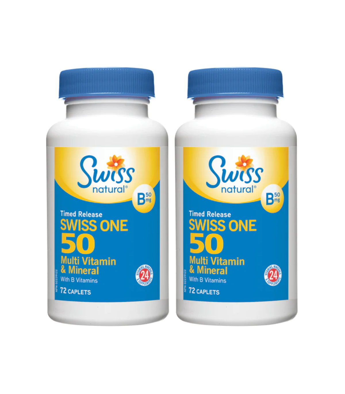 Swiss Natural [2 FOR DEAL] Swiss One 50 TR Multi With B Com 72 Capsules | 매일 업데이트되는 특가 상품 | VITASHOP