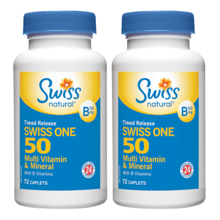 Swiss Natural [2 FOR DEAL] Swiss One 50 TR Multi With B Com 72 Capsules | 매일 업데이트되는 특가 상품 | VITASHOP