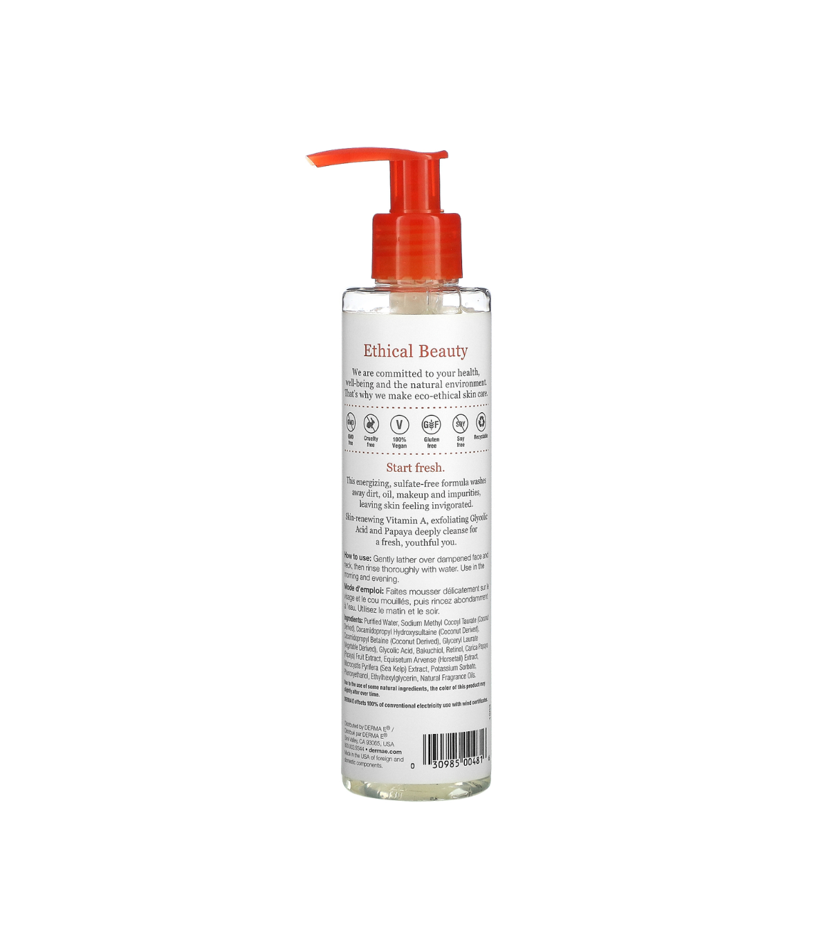 DERMA E Derma E Vitamin A Cleanser 175mL | Unbeatable Prices, Daily Deals | VITASHOP