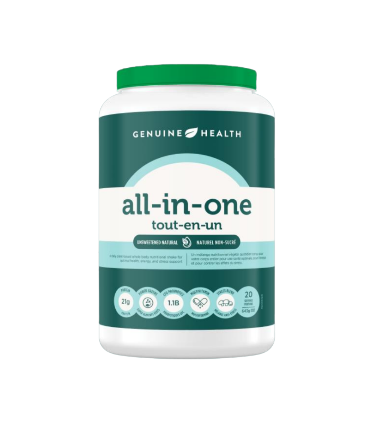 Genuine Health all-in-one unsweetened natural 643 g | 매일 업데이트되는 특가 상품 | VITASHOP