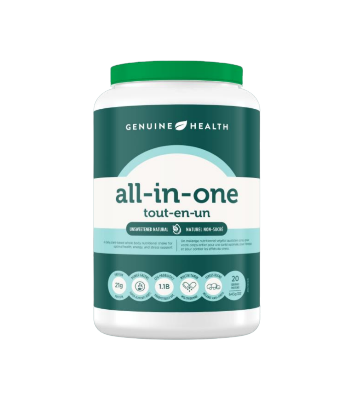 Genuine Health all-in-one unsweetened natural 643 g | 매일 업데이트되는 특가 상품 | VITASHOP