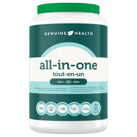 Genuine Health all-in-one vanilla 675 g | Unbeatable Prices, Daily Deals | VITASHOP