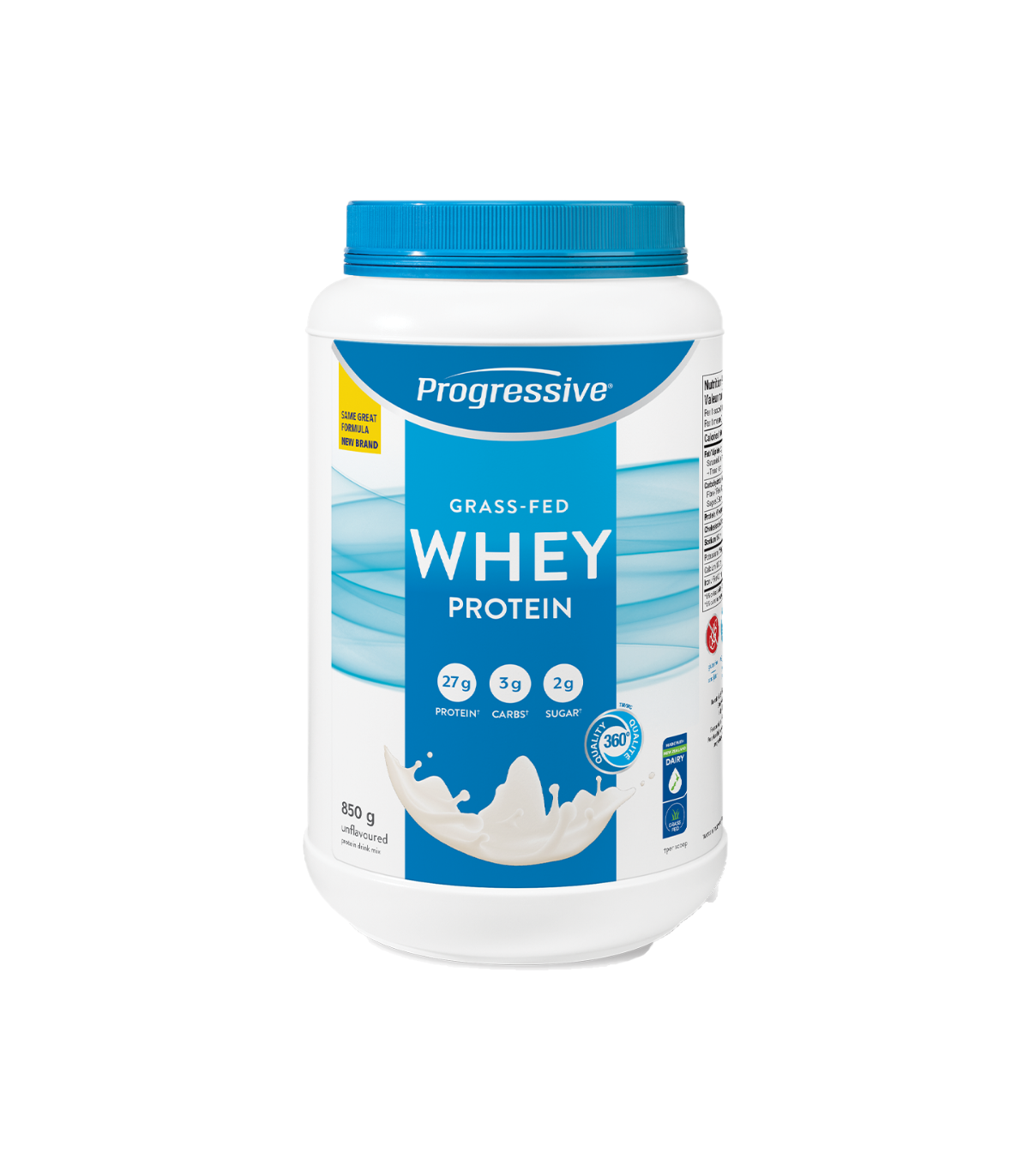 Progressive Nutritionals Progressive Grass Fed Whey Protein Unflavoured 850g | 매일 업데이트되는 특가 상품 | VITASHOP
