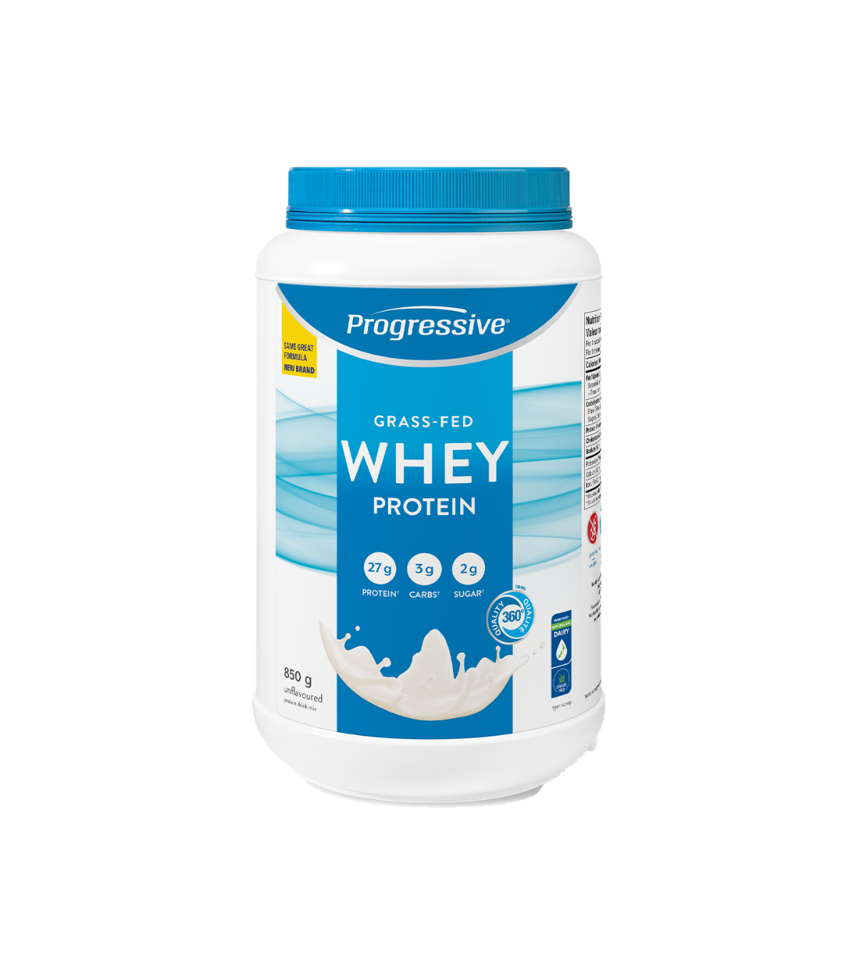 Progressive Nutritionals Progressive Grass Fed Whey Protein Unflavoured 850g | 매일 업데이트되는 특가 상품 | VITASHOP