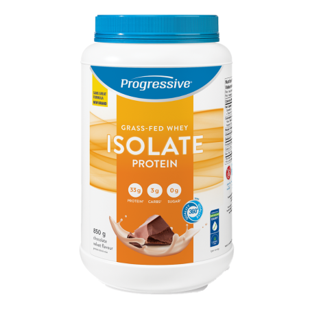 Progressive Grass Fed Whey Isolate Protein Chocolate Velvet 850g