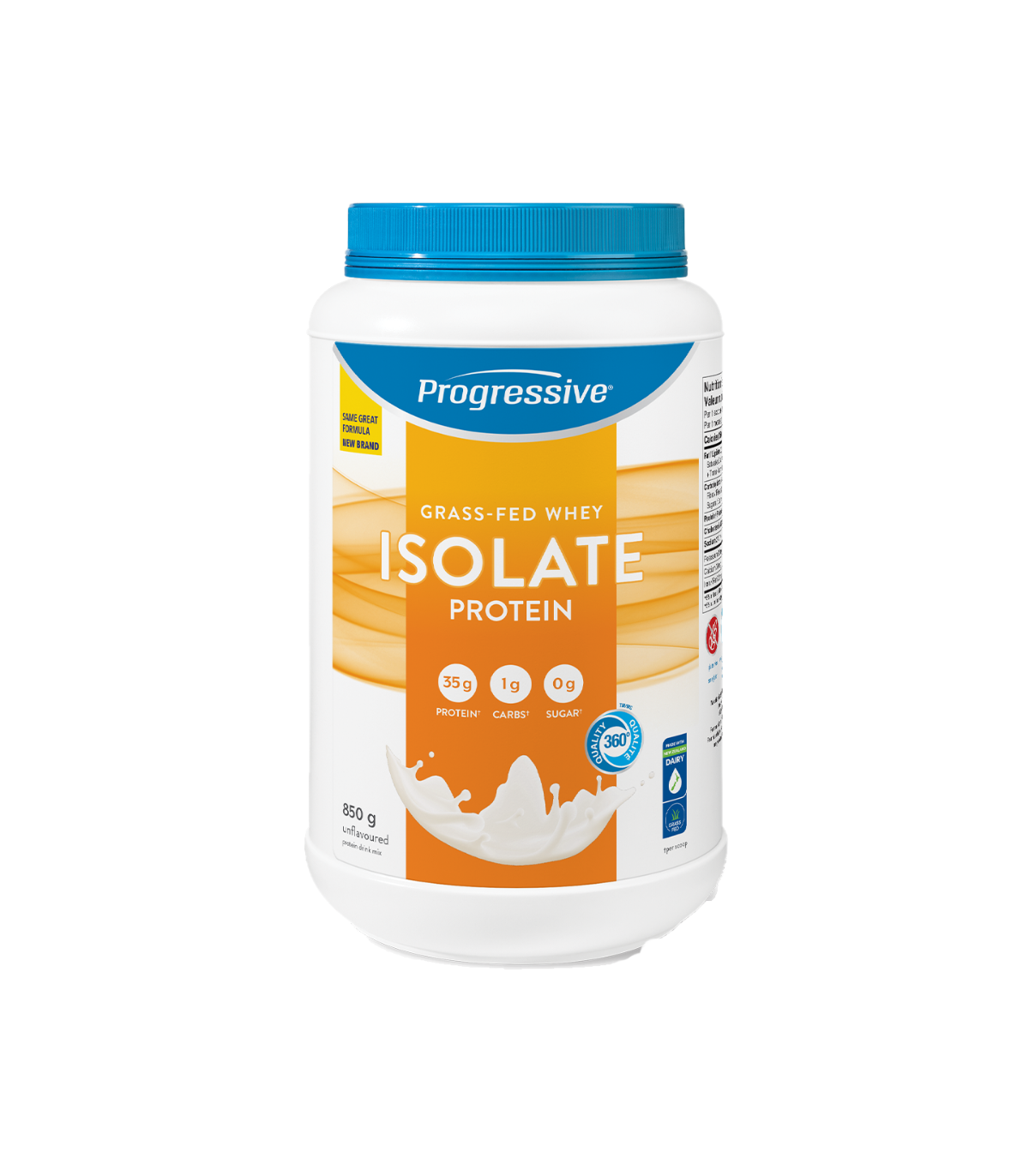 Progressive Nutritionals Progressive Grass Fed Whey Isolate Protein Unflavoured 850g | Unbeatable Prices, Daily Deals | VITASHOP