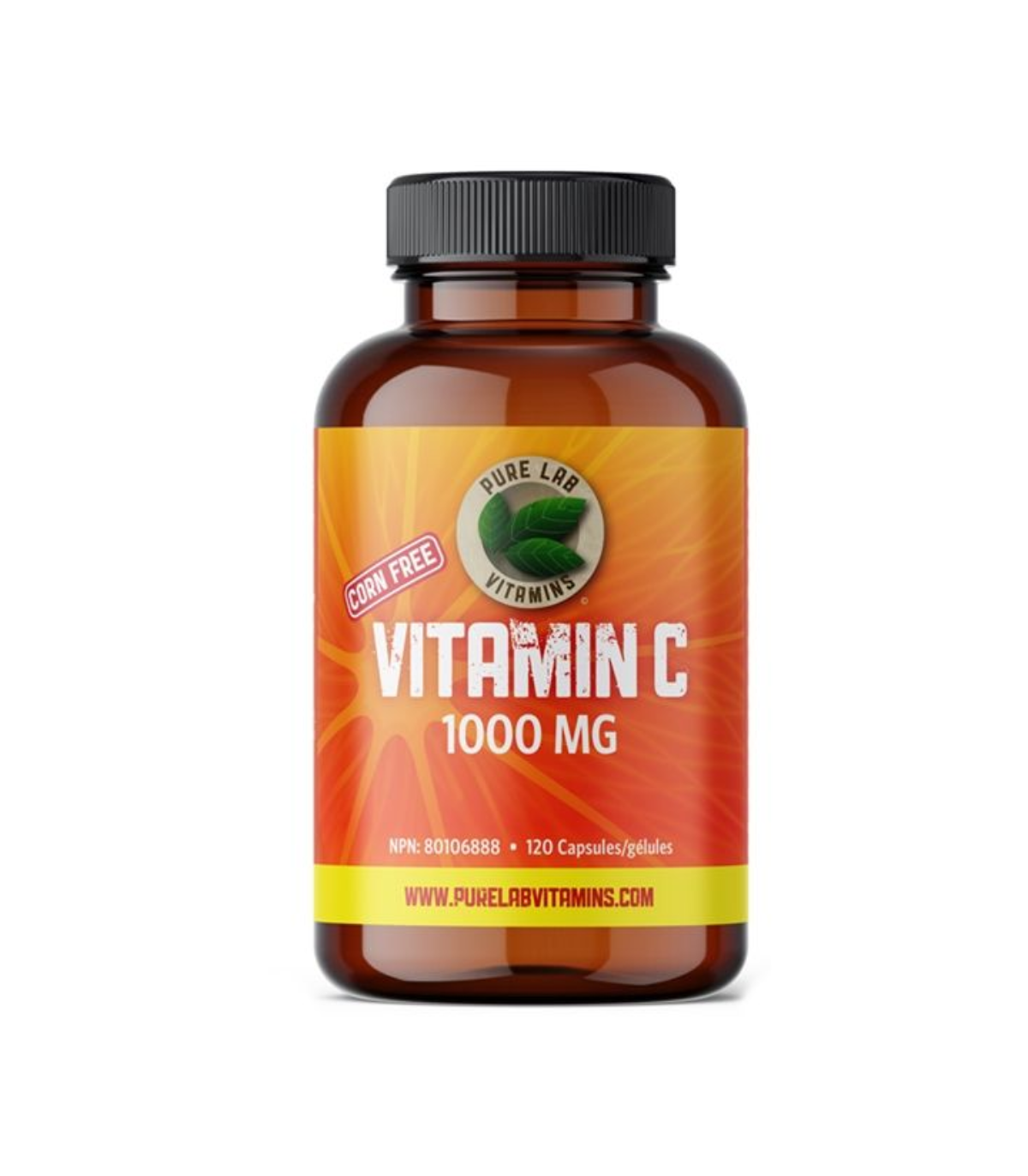 PURE LAB VITAMINS Vitamin C 1000 mg Corn Free 120 Capsules | 每天不同折扣, 全网最低价格 | 种类齐全的保健品店铺 VITASHOP, 只有你想不到, 没有你买不到 !