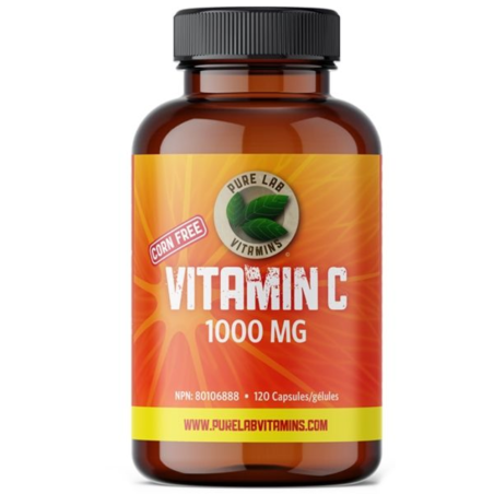 PURE LAB VITAMINS Vitamin C 1000 mg Corn Free 120 Capsules | 每天不同折扣, 全网最低价格 | 种类齐全的保健品店铺 VITASHOP, 只有你想不到, 没有你买不到 !