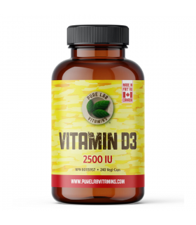 PURE LAB VITAMINS Vitamin D3 2500 IU 240 Veggie Caps | 每天不同折扣, 全网最低价格 | 种类齐全的保健品店铺 VITASHOP, 只有你想不到, 没有你买不到 !