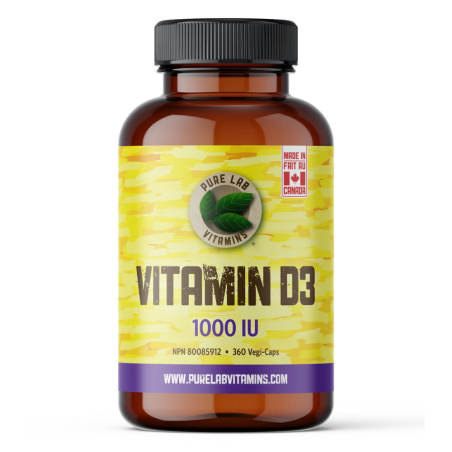 PURE LAB VITAMINS Vitamin D3 1000 IU 360 Veggie Caps | 每天不同折扣, 全网最低价格 | 种类齐全的保健品店铺 VITASHOP, 只有你想不到, 没有你买不到 !