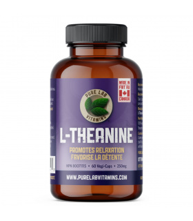 PURE LAB VITAMINS L-Theanine 250 mg 60 Veggie Caps | Unbeatable Prices, Daily Deals | VITASHOP