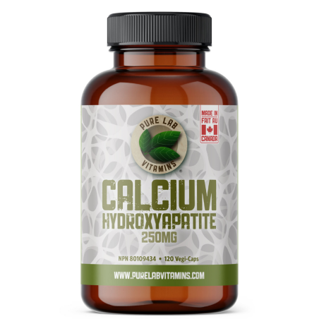 PURE LAB VITAMINS Calcium Hydroxyapatite 250 mg 120 Veggie Caps | Unbeatable Prices, Daily Deals | VITASHOP
