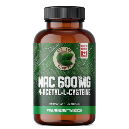 PURE LAB VITAMINS NAC 600 mg 120 Veggie Caps | 매일 업데이트되는 특가 상품 | VITASHOP