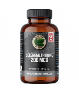 PURE LAB VITAMINS Selenomethionine 200mcg 60 Veggie Caps | Unbeatable Prices, Daily Deals | VITASHOP