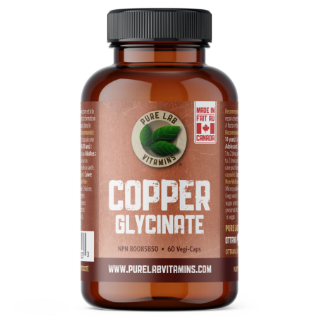 PURE LAB VITAMINS Copper Glycinate 60 Veggie Caps | 매일 업데이트되는 특가 상품 | VITASHOP