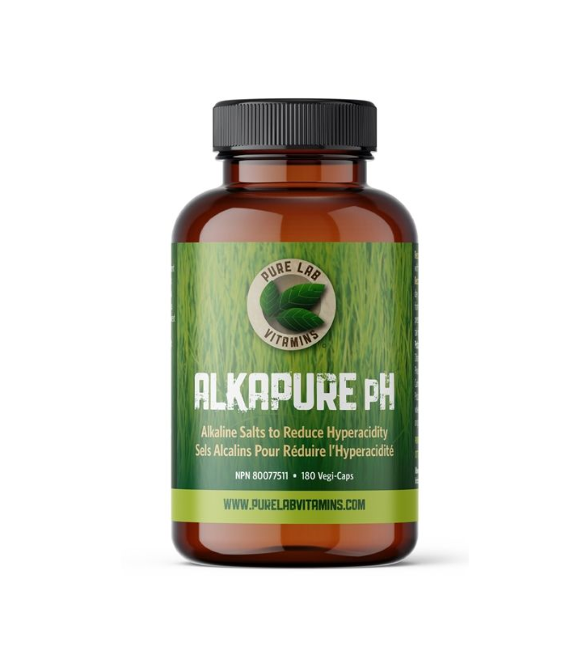 PURE LAB VITAMINS AlkaPure pH 180 Veggie Caps