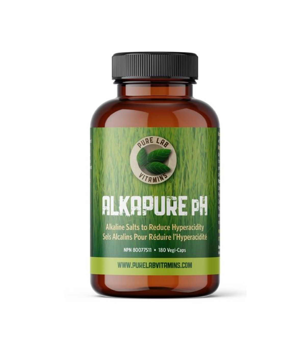PURE LAB VITAMINS AlkaPure pH 180 Veggie Caps