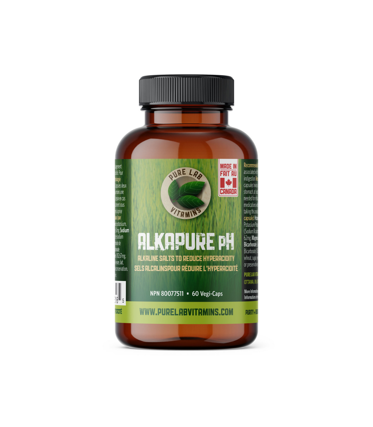 PURE LAB VITAMINS AlkaPure pH 60 Veggie Caps | 매일 업데이트되는 특가 상품 | VITASHOP